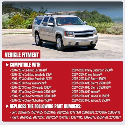 AA Ignition Front Left Driver Side Lower Door Hinge - Compatible with Chevy, GMC & Cadillac Vehicles -2007-2014 Silverado 1500, Tahoe, Sierra, 3500, Suburban, Yukon, XL - Replaces 20969645, 15877405, 15824876 - Image 4