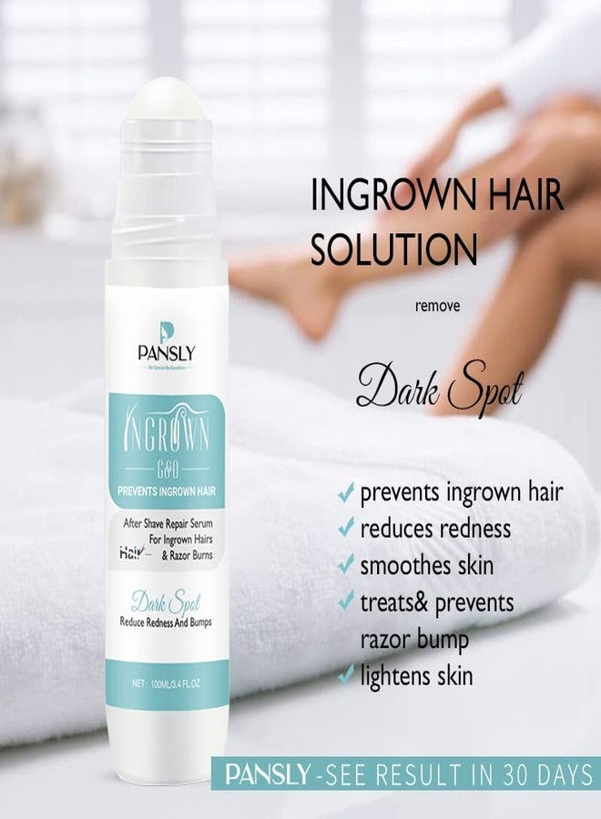 PANSLY Ingrown Hair Repair Rollerball - Improve Shaving Redness & Dullness Chicken Skin Strawberry Legs for Bikini Area Underarms Silky Clear with Salicylic Acid (Pack of 1) - Image 5