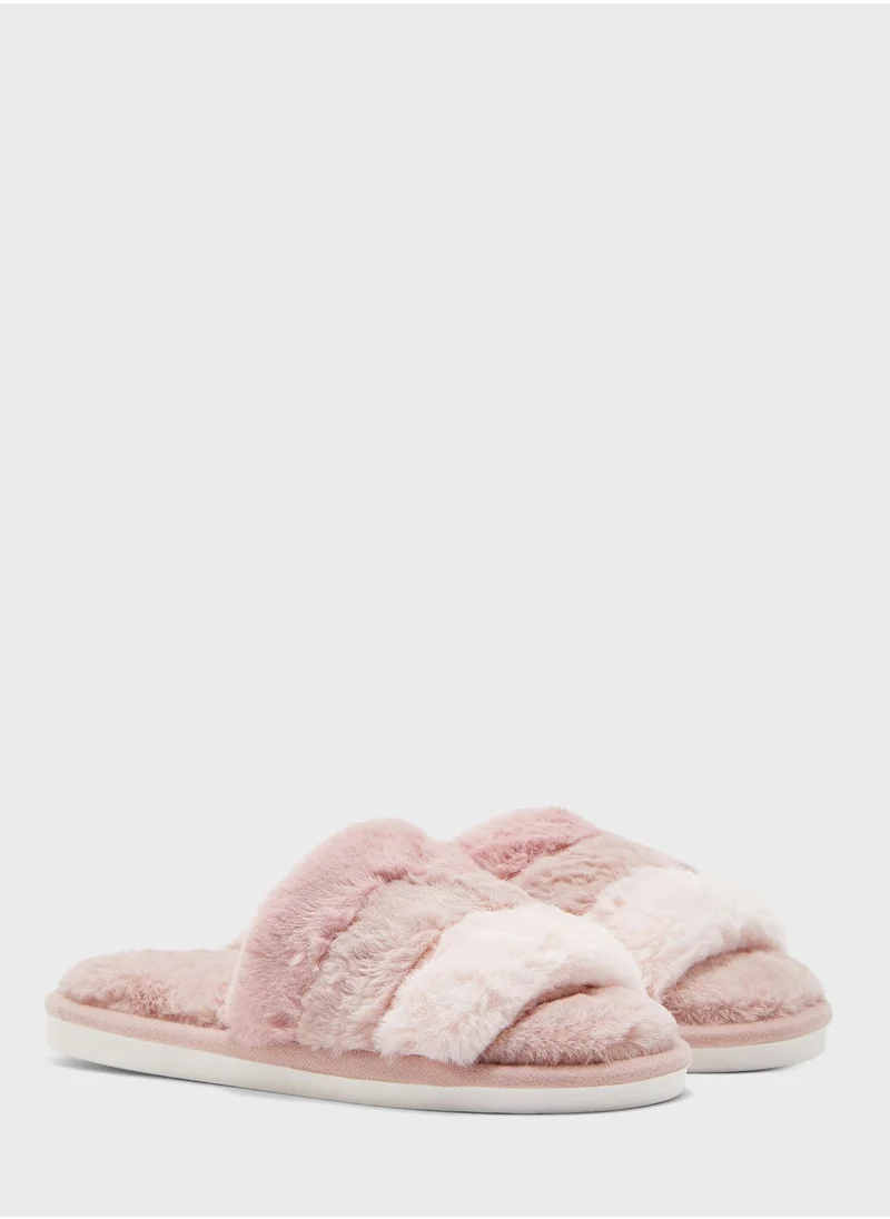 Ginger Plush Slippers