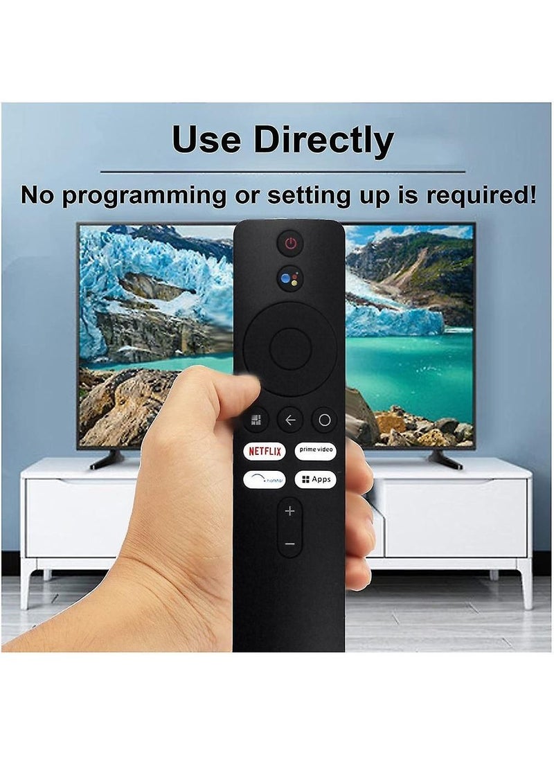 جهاز التحكم عن بعد Mi للتلفزيون الذكي الذي يعمل بنظام Android 4K Led UHD HD مع ميزة Bluetooth وأمر صوتي مناسب لجهاز التحكم عن بعد في التلفزيون Xiaomi Redmi