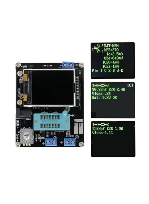 Gm328A Transistor Tester Frequency Measuring Instrument Pwm Square Wave Lcr Meter Voltmeter Full Color Screen Graphics