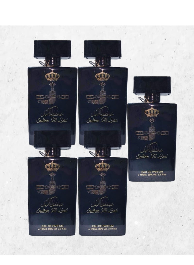 سلطان 5 قطع عطر سلطان الليل 100 مل EDP - Image 1