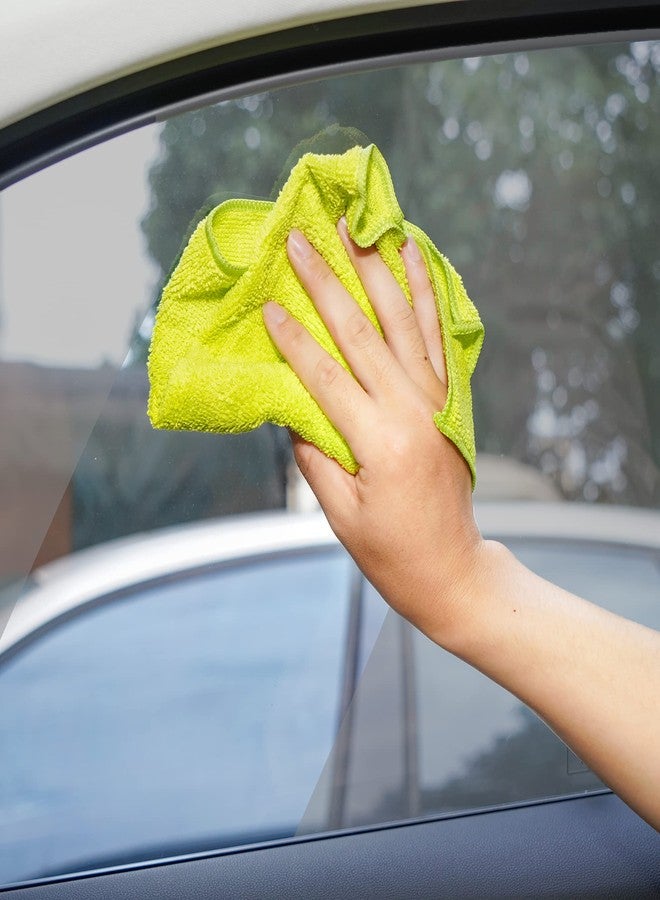 SCRUBIT Microfiber Cleaning Cloth - 8PK- Super Soft Cloths for Kitchen, Car, Windows - 12x14 in. Lint Free Towels - Image 5
