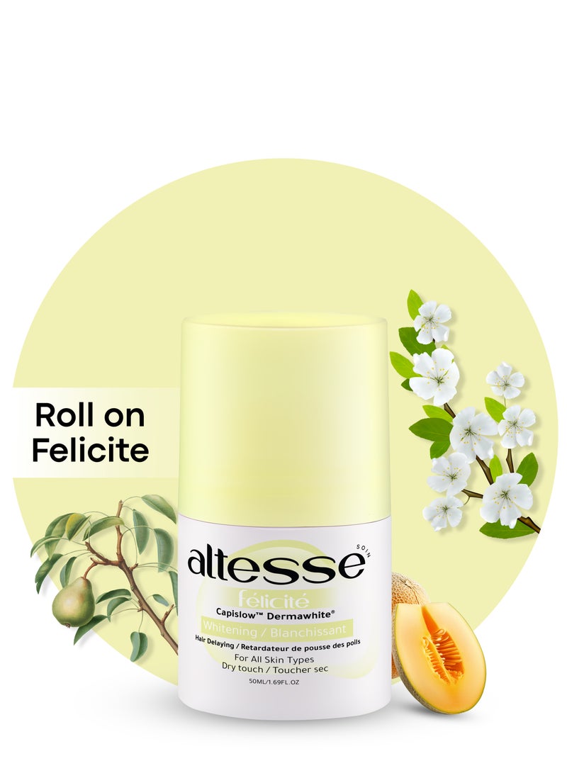 التيس سوا مزيل عرق رول-أون لتوحيد لون البشره، مؤخر لنمو الشعر 50مل (برائحة الكمثرى و الكنتالوب) - Image 3