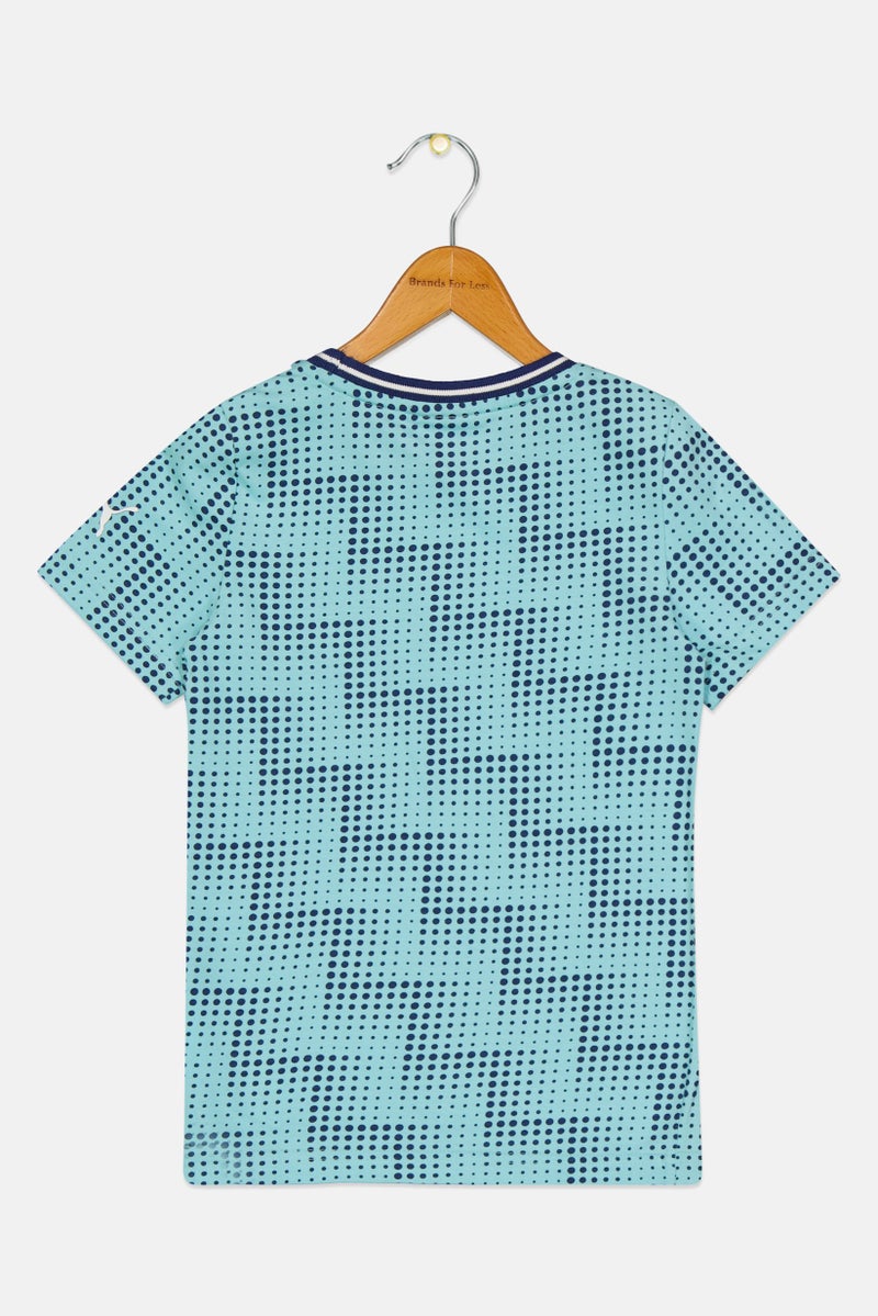 PUMA Kids Boy Short Sleeve Allover Print T-Shirt, Multicolor - Image 3