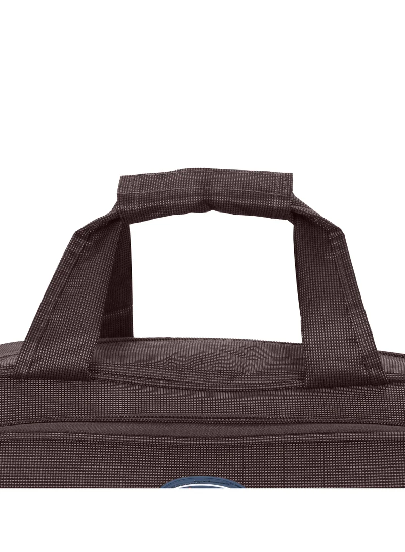 SENATOR Travel Duffle Bag for Unisex Lightweight Nylon Bag Multi Pocket Water & Scratch Resistant Adjustable Shoulder Strap Weekend Bag Convenient Carry On Luggage for Camping Training 48L Brown EA218
