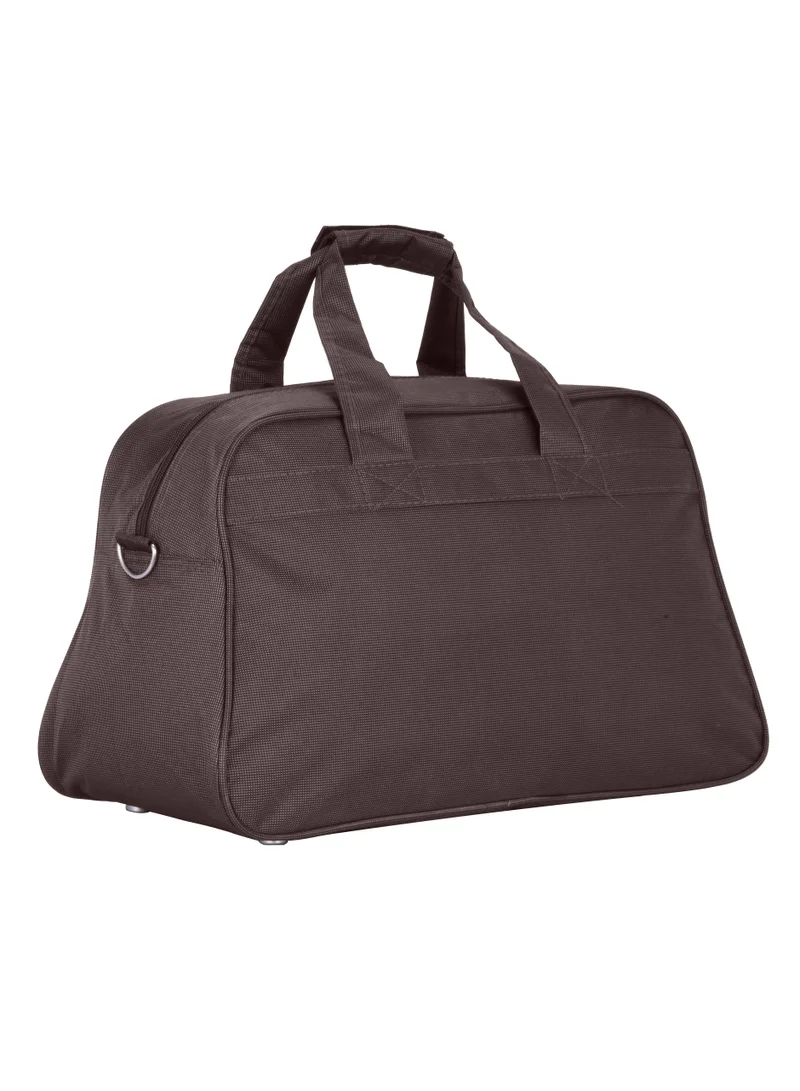 SENATOR Travel Duffle Bag for Unisex Lightweight Nylon Bag Multi Pocket Water & Scratch Resistant Adjustable Shoulder Strap Weekend Bag Convenient Carry On Luggage for Camping Training 48L Brown EA218