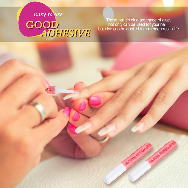 FANDAMEI 45 Pcs Nail Glue for Press Ons, 0.07 oz for Each Strong Nail Bond Glue for Nail Tips Acrylic Nailsï¼ŒLong-Lasting for Press On Nails - Image 4