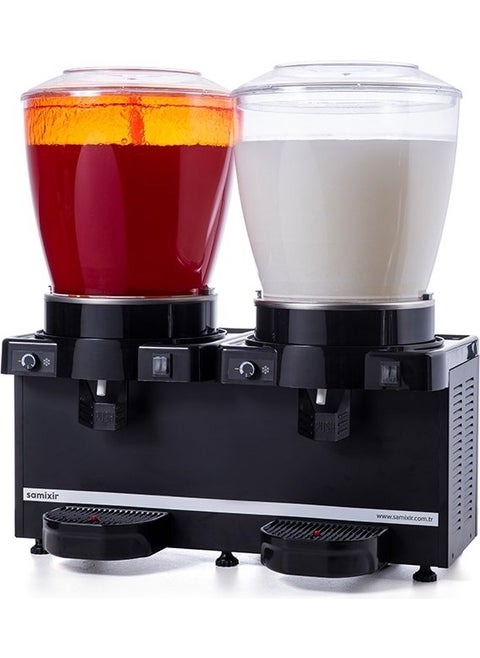 Samixir Panoramic Twin 22+22 Lt Fountain-Mixer Cold Drink Machine SM44-AB