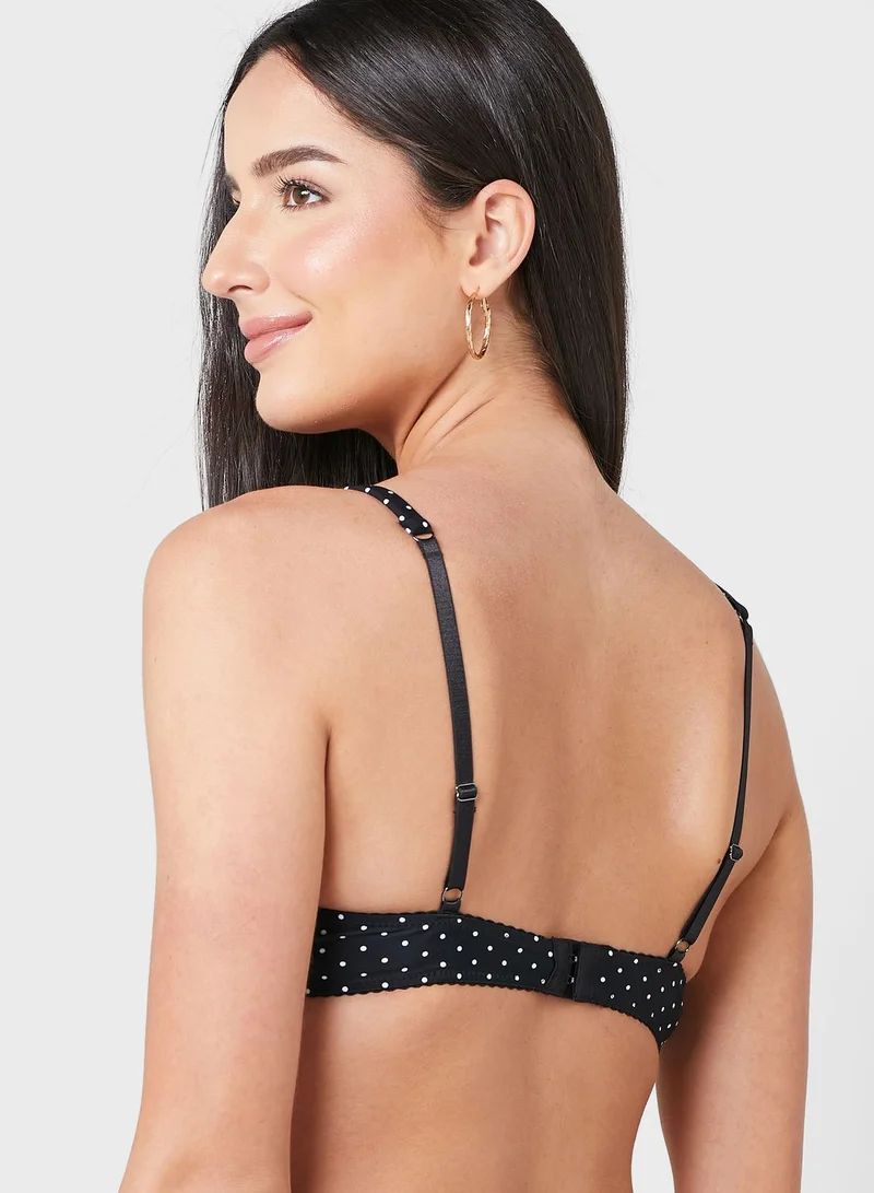 TOPSHOP Lace Detail Bra