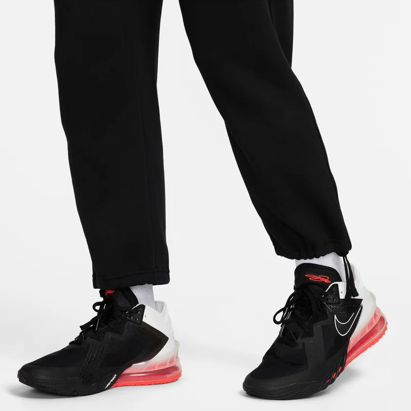 Nike black Men's LeBron Open Hem Fleece Trousers for Men | Best Price UAE