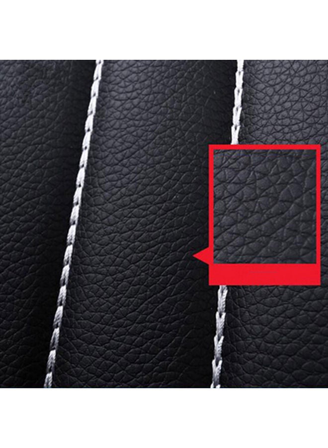 Loquat 9-Piece Universal Waterproof Luxury PU Leather Auto Seat Cover Set - Image 3