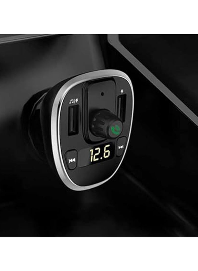 Yesido FM Transmitter Car Charger, 3A Dual USB Ports, U-Disk TF Card  - Image 3