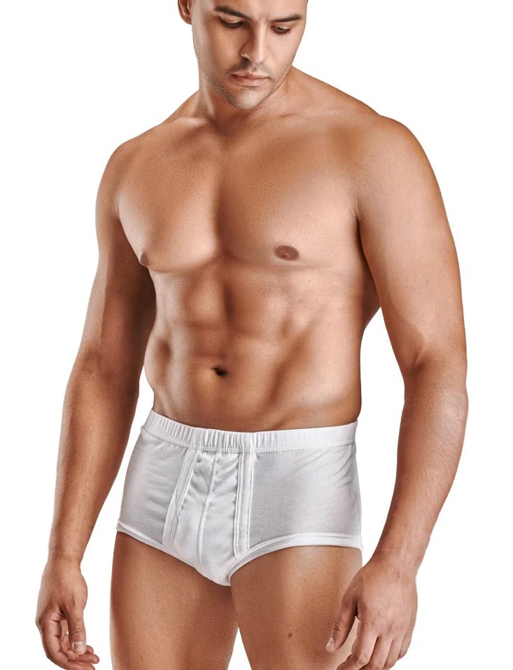 Embrator® Men’s Classic Premium White Slip Combo Bundle of 3 (100% Egyptian Natural Cotton) - Image 2