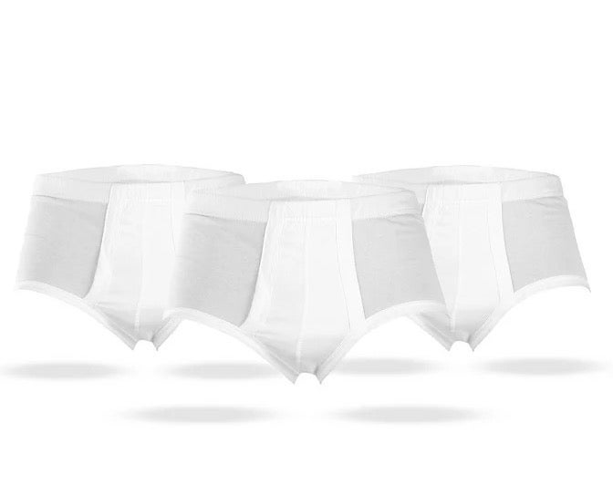 Embrator® Men’s Classic Premium White Slip Combo Bundle of 3 (100% Egyptian Natural Cotton) - Image 4