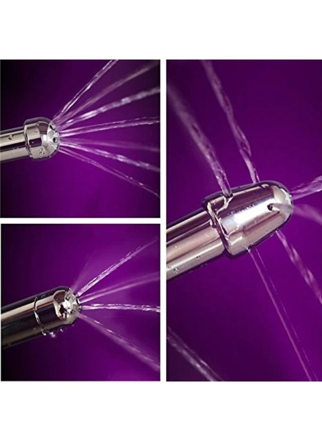 Handheld 3 Heads Aluminum Enema Shower Colonic Douche System Cleaner