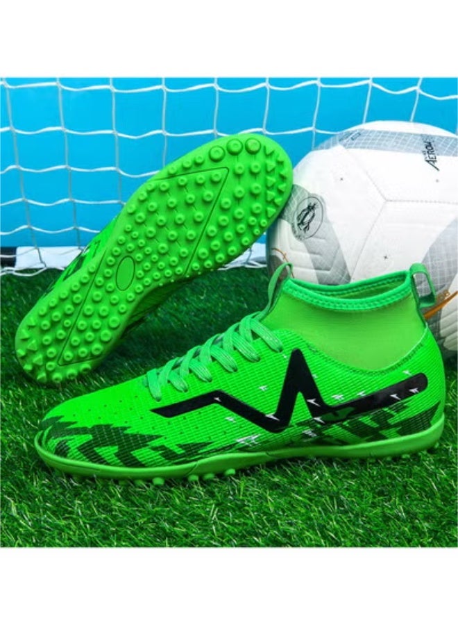 SKT Shiketro Hot Selling High Top Football Shoes New Style Youth Students Adult Sports Competition Training Shoes - Image 2