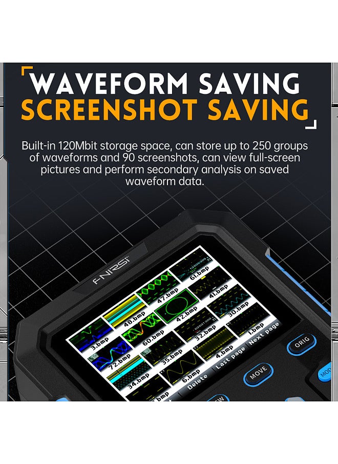 FNIRSI Handheld Fluorescent Digital Oscilloscope Dual-channel 2in1 Portable Oscilloscope 20M Signal Generator Multifunctional Instrument  - Image 5