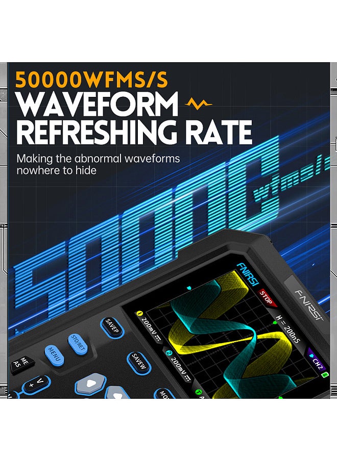 FNIRSI Handheld Fluorescent Digital Oscilloscope Dual-channel 2in1 Portable Oscilloscope 20M Signal Generator Multifunctional Instrument  - Image 3