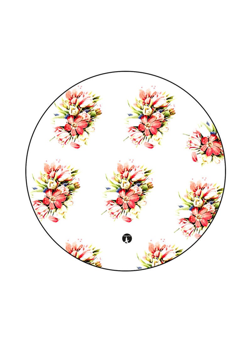 RKN The Flowers Mouse Pad White