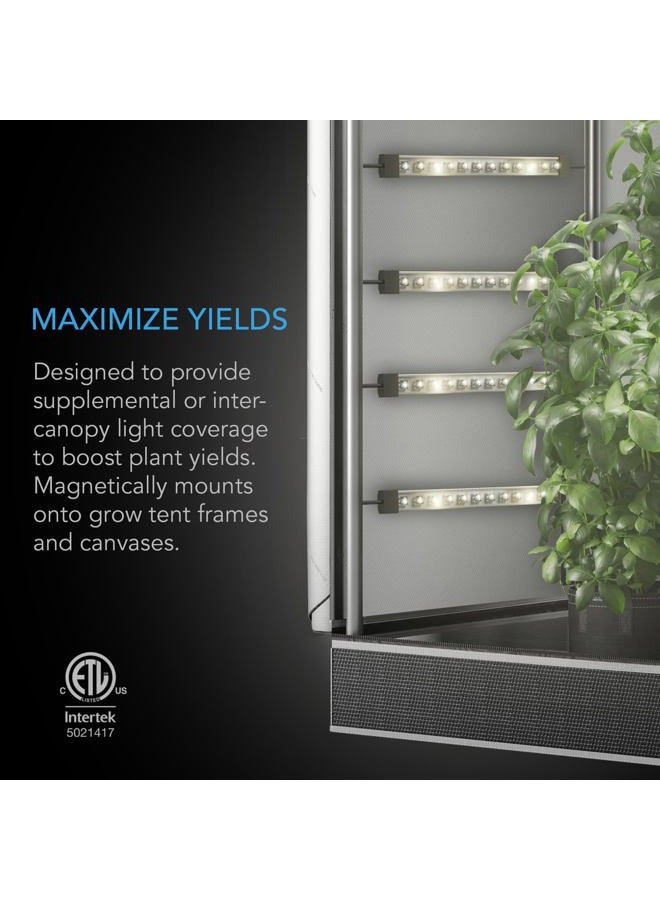 AC Infinity IONBEAM S16 16" Full Spectrum LED Light Bars, Deeper Penetration Samsung LM301H EVO Diodes and Digital Dimming Timer Dimmer, for Plants - Image 2