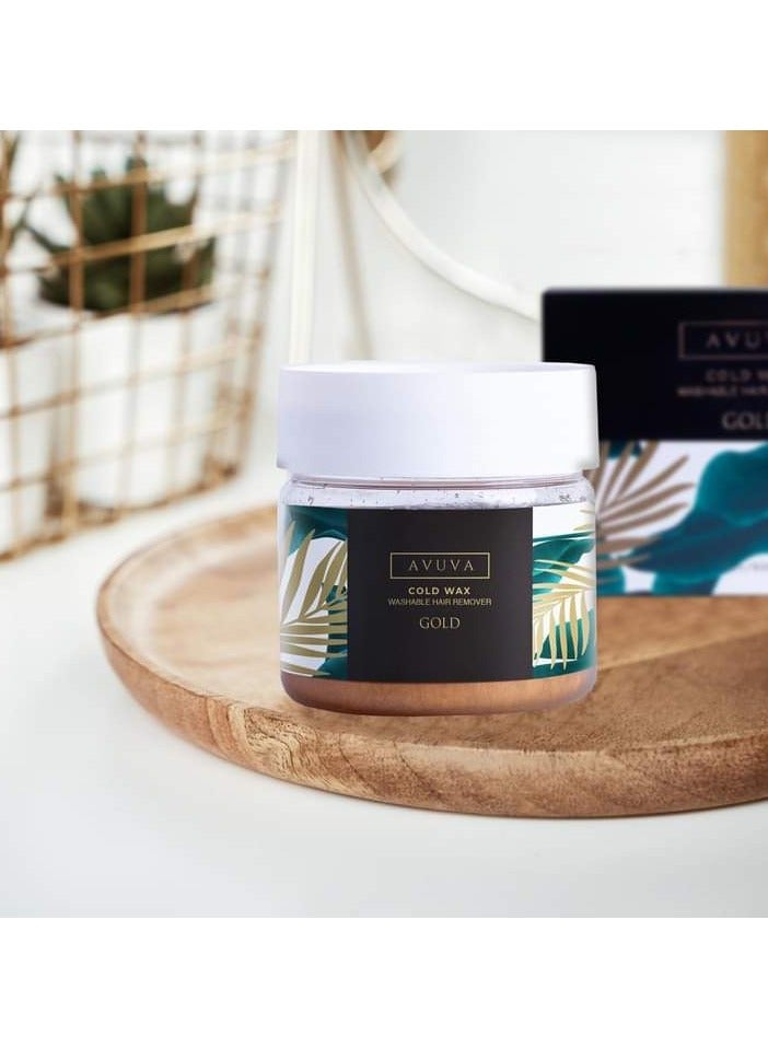 أفيفا شمع بارد لازالة الشعر ذهبي 228 جم - Image 4