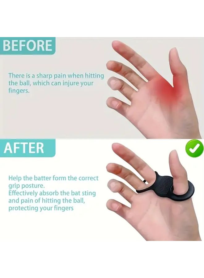 2pcs Baseball Thumb Protector Silicone Finger Guard for Swing Training Batting Fielding - Image 5