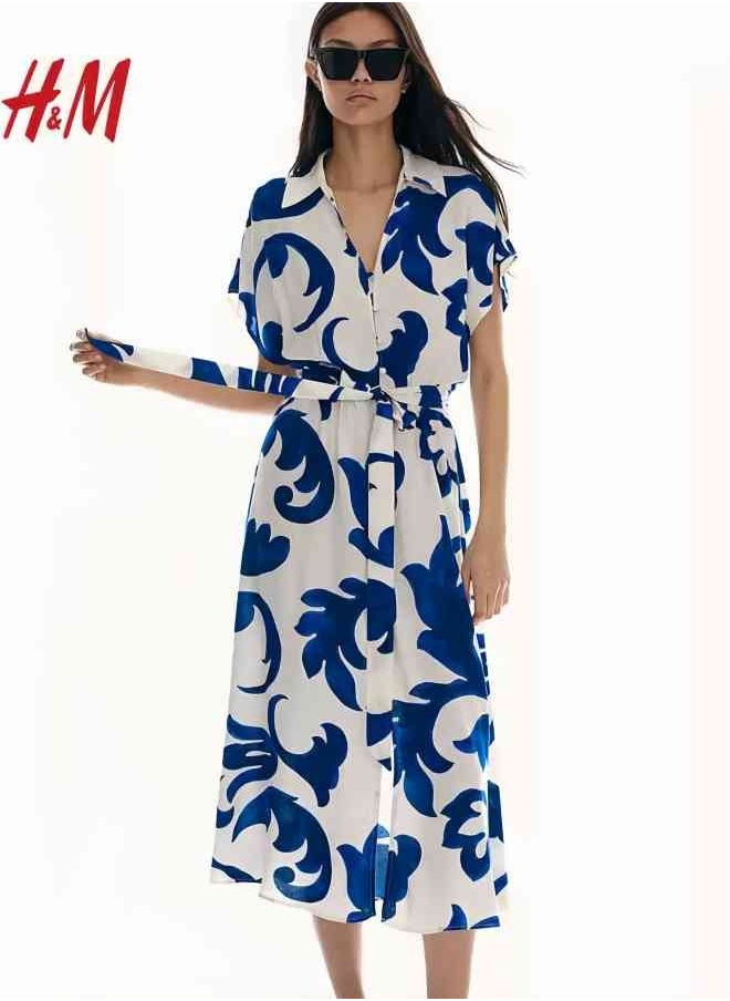 H and M - HM Women's New Loose Lightweight Comfortable And Fashionable Dress - Image 1