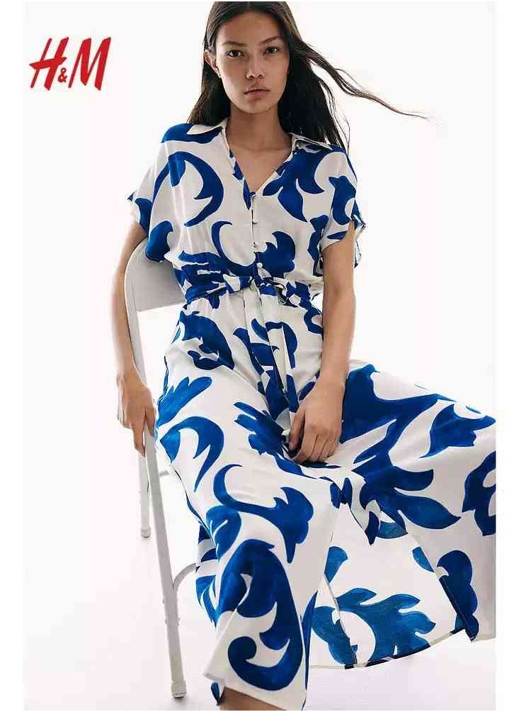 H and M - HM Women's New Loose Lightweight Comfortable And Fashionable Dress - Image 1