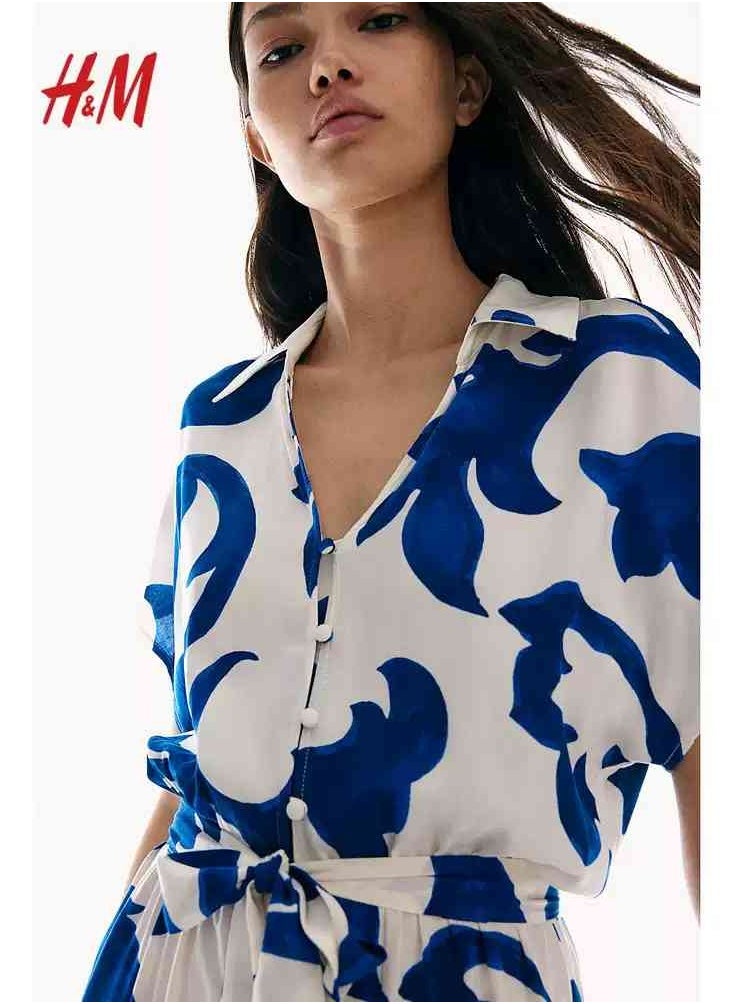 H and M - HM Women's New Loose Lightweight Comfortable And Fashionable Dress - Image 1
