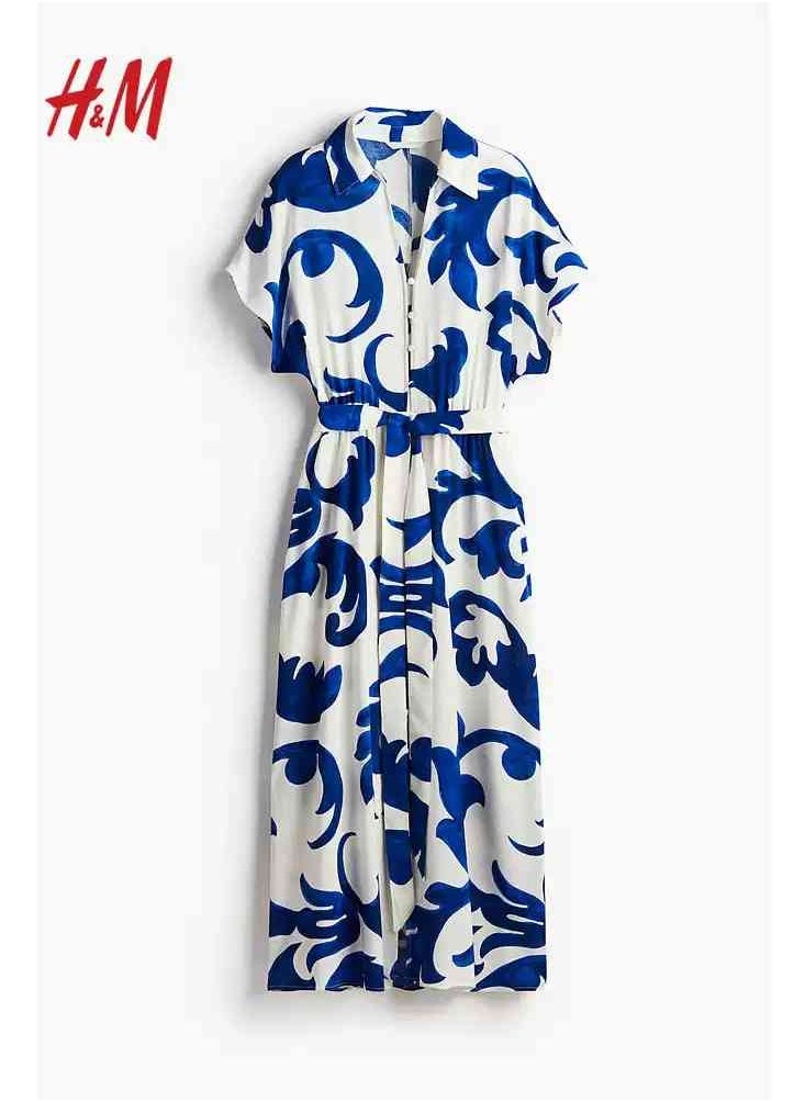 H and M - HM Women's New Loose Lightweight Comfortable And Fashionable Dress - Image 1
