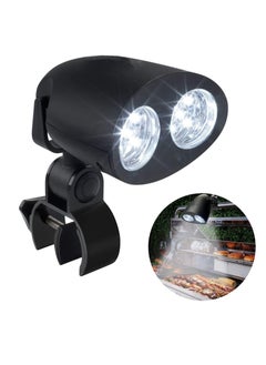 SYOSI Barbecue Grill Light Outdoor 360 Degree Flexible BBQ Light with 10 Super Bright LED Lights Heat Resistant Night Grill Light with Sturdy Clamp Mount Fits Most Grill Handle Batteries not Included  - Image 1