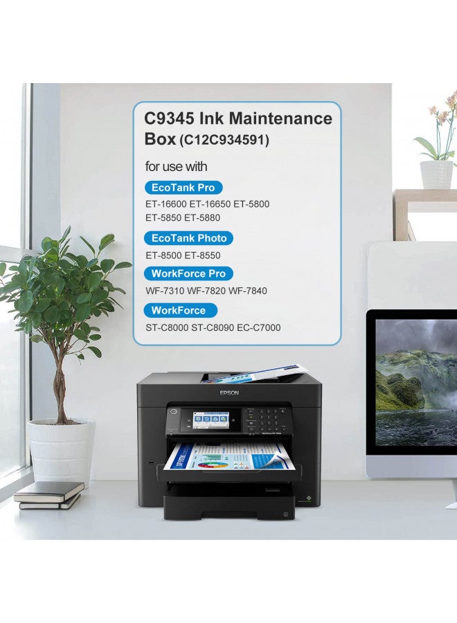 Poschink PXMB9/C9345 Ink Maintenance Box Tank (C12C934591) for ET-8550 WF-7840 WF-7820 WF-7310 ET-8500 ET-16600 ET-5850 ET-5800 D570 EC-C7000 ET-16650 ST-C8090 ET-5880 ST-C8000 Printers - Image 2
