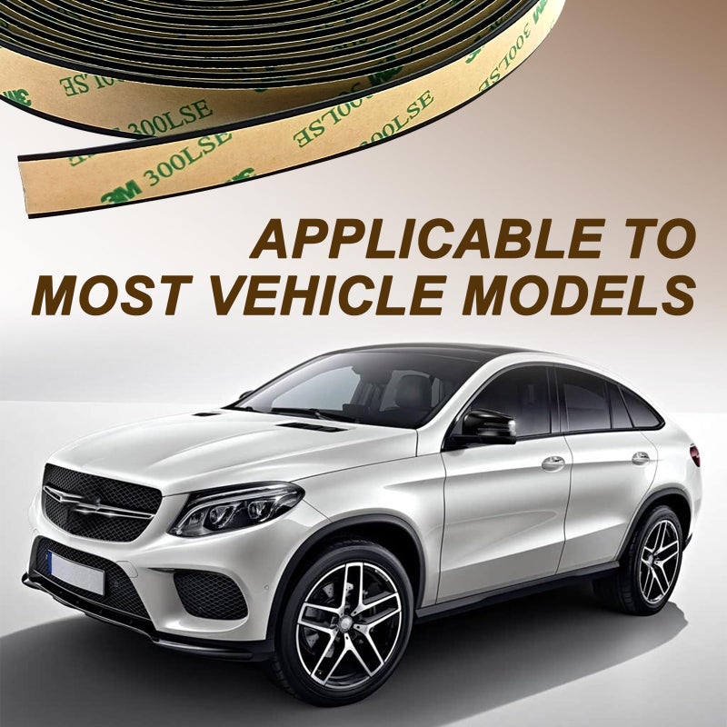 LTDCVTR 16.5FT/5M Car Windshield Seal Strip & Sunroof Rubber Seal, Universal Automotive Weather Stripping Seal Strip for Car Front Rear Windshield, Sunroof, Windows, Sliding Doors Edge Trim Molding Protection - Image 4