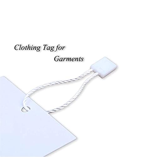Self Lub 1000 Pcs Clothing Tag String, Durable Hang Tag Cords for Garments, Dress Hang Tag Strings for Retail & Boutique Use (White) - Image 5