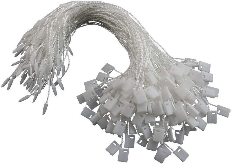 Self Lub 1000 Pcs Clothing Tag String, Durable Hang Tag Cords for Garments, Dress Hang Tag Strings for Retail & Boutique Use (White) - Image 1