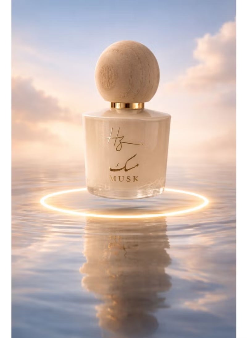 عطر المسك الأبيض 30 مل – فانيليا وخشب غاياك – عطر ناعم ونقي وفاخر للرجال والنساء
