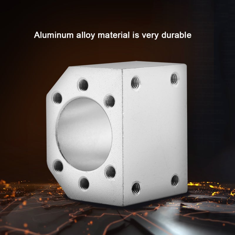 Ball Screw Nut Housing: 28mm Inside Diameter High-quality Aluminum Alloy Smooth-finished - Compatible With SFU1604 SFU1605 SFU1610 Ball Screws For CNC Lathes 3D Printing Linear Motion Systems - Image 2