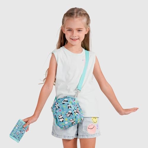 Choco Mocha Little Girls Purse for Kids 4-6 6-8 Girls Crossbody Purses for Kids Crossbody Bag Toddler Purse 2 3 4 year old, Floral Purple - Image 2