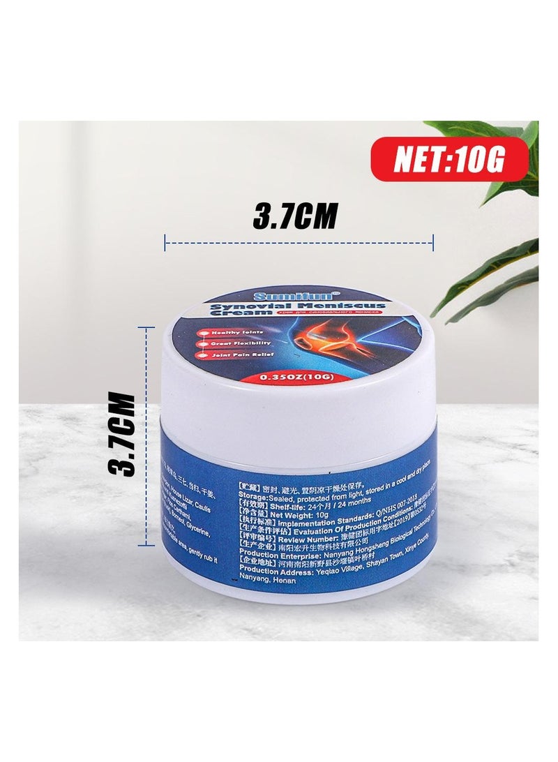 Sumifun عبوة من 3 كريمات لتخفيف آلام الركبة تعالج التهاب الغشاء الزليلي ورعاية الغضروف الزليلي ومرهم التهاب المفاصل في الساق وآلام العظام واللصقات الطبية - Image 3