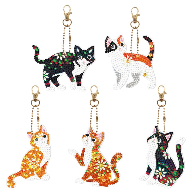 Diamond Painting Peripheral Diamond Handmade Diy Dot Diamond Sticker Embroidery Pvc Acrylic Cartoon Keychain Available For - Image 4