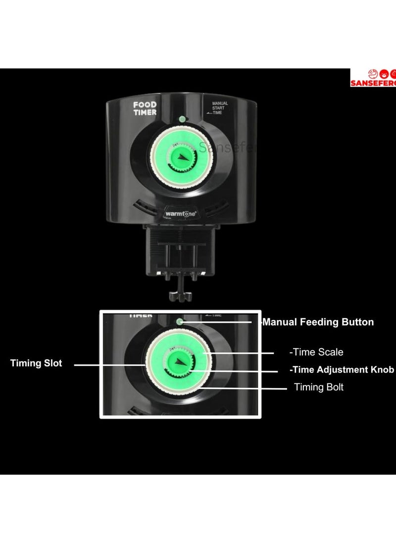 warmtone TAMAM AQUARIUM  Automatic Food Timer for Aquarium Fish Tank Pet Food Feeder WT 180 A  - Image 3