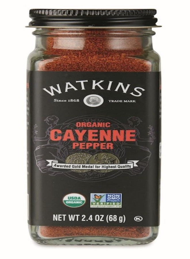 Watkins Gourmet Organic Spice Jar, Cayenne Pepper, 2.4 oz - Image 1