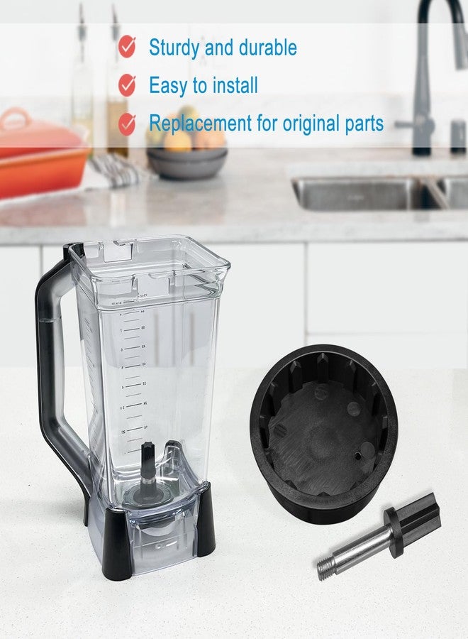 CUTIECLUB Blender Replacement Parts for Ninja BN750 BN800 Series 72 oz (9 Cups) Pitcher, Jar Bottom Base Blender Blade Driver Clutch and Drive Pin Stud Kit Set - Image 4