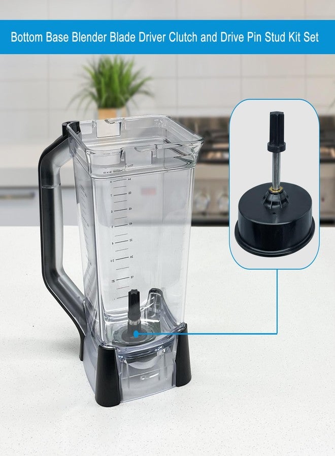 CUTIECLUB Blender Replacement Parts for Ninja BN750 BN800 Series 72 oz (9 Cups) Pitcher, Jar Bottom Base Blender Blade Driver Clutch and Drive Pin Stud Kit Set - Image 3