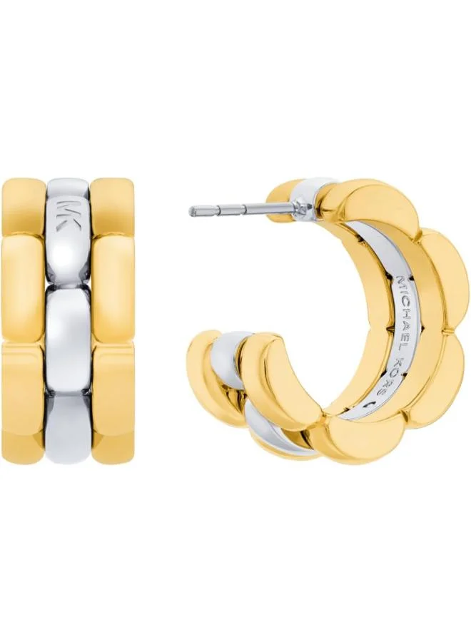 مايكل كورس Jubilee Chain Hoop Earring