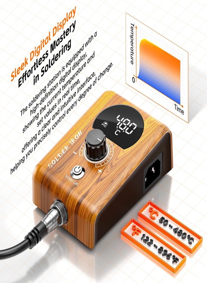 MEAKEST Digital display welding table, temperature adjustment knob - Image 2