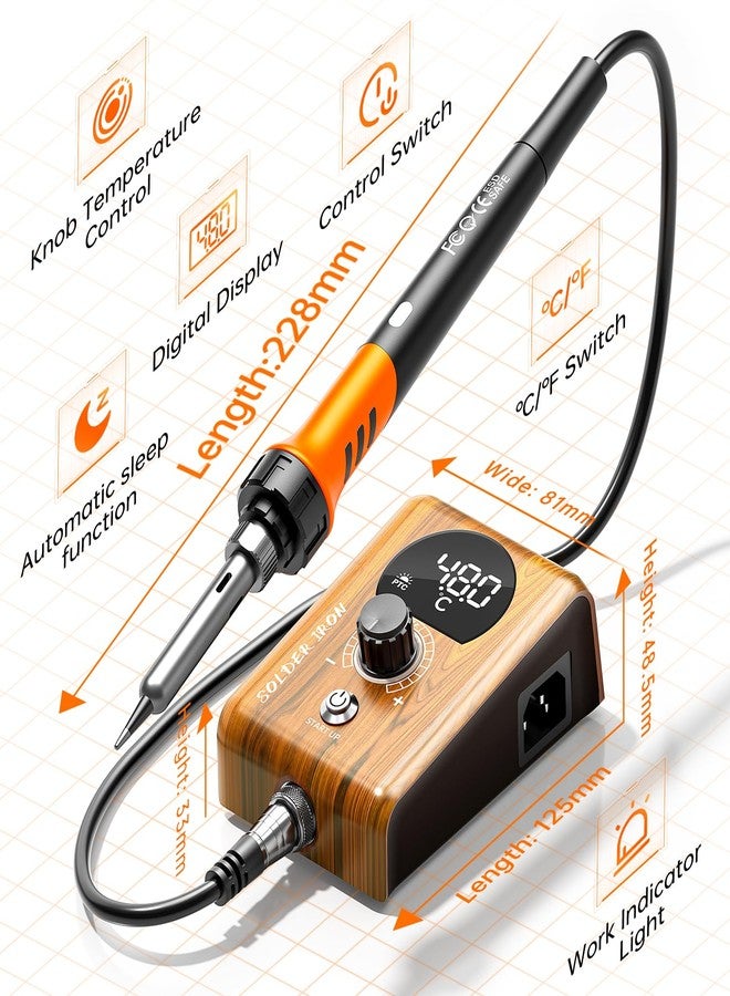 MEAKEST Digital display welding table, temperature adjustment knob - Image 3