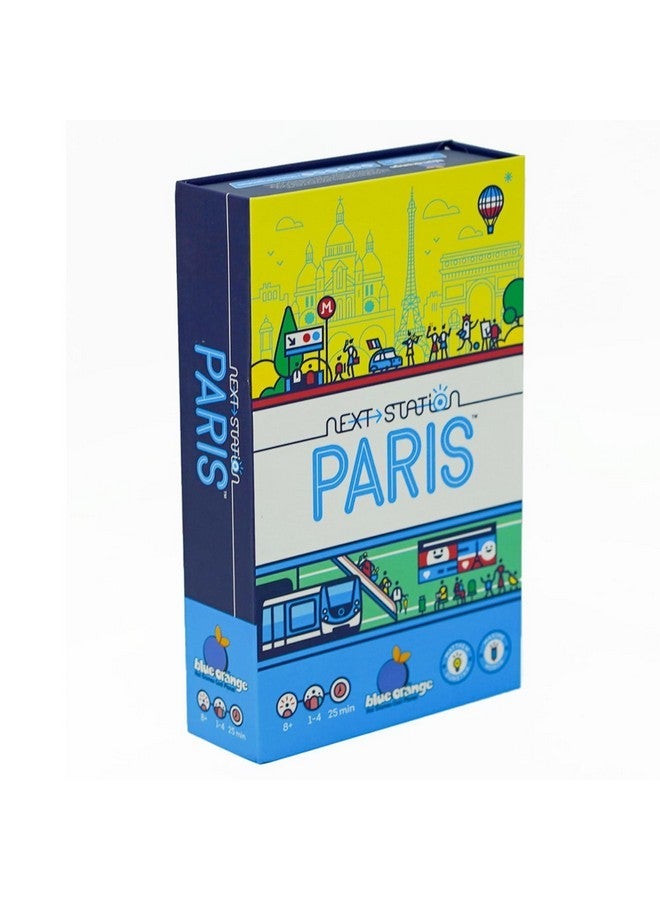 بلو أورانج N Paris Board Game - لعبة الوجه والكتابة الإستراتيجية للعائلة أو الكبار من 1 إلى 4 لاعبين بواسطة Blue Orange Games. موصى به للأعمار من 8 سنوات فما فوق. - Image 1