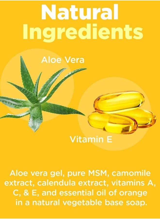 At Last Naturals MSM Soap Bar, Reduce Fine Lines and Wrinkles, Soothing Herbal Moisturizer with Aloe Vera, Vitamin E, Essential Oils to Promote Healthy Skin (3 oz)  - Image 2